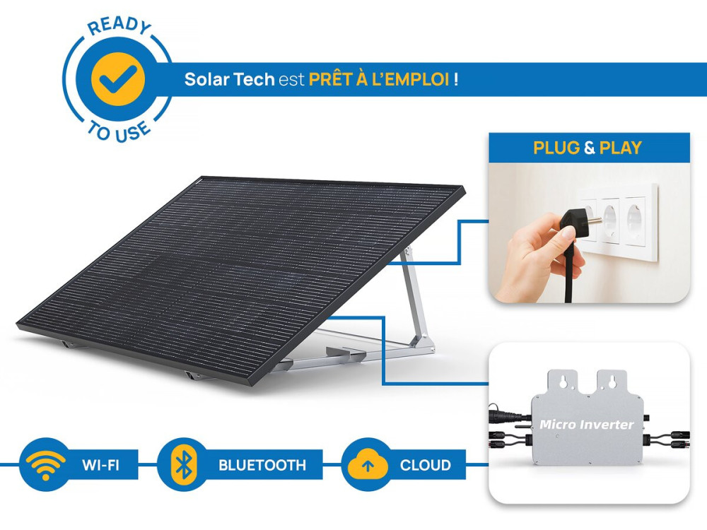 Pannello solare plug and play "Solar Tech" da 400w - Starter kit