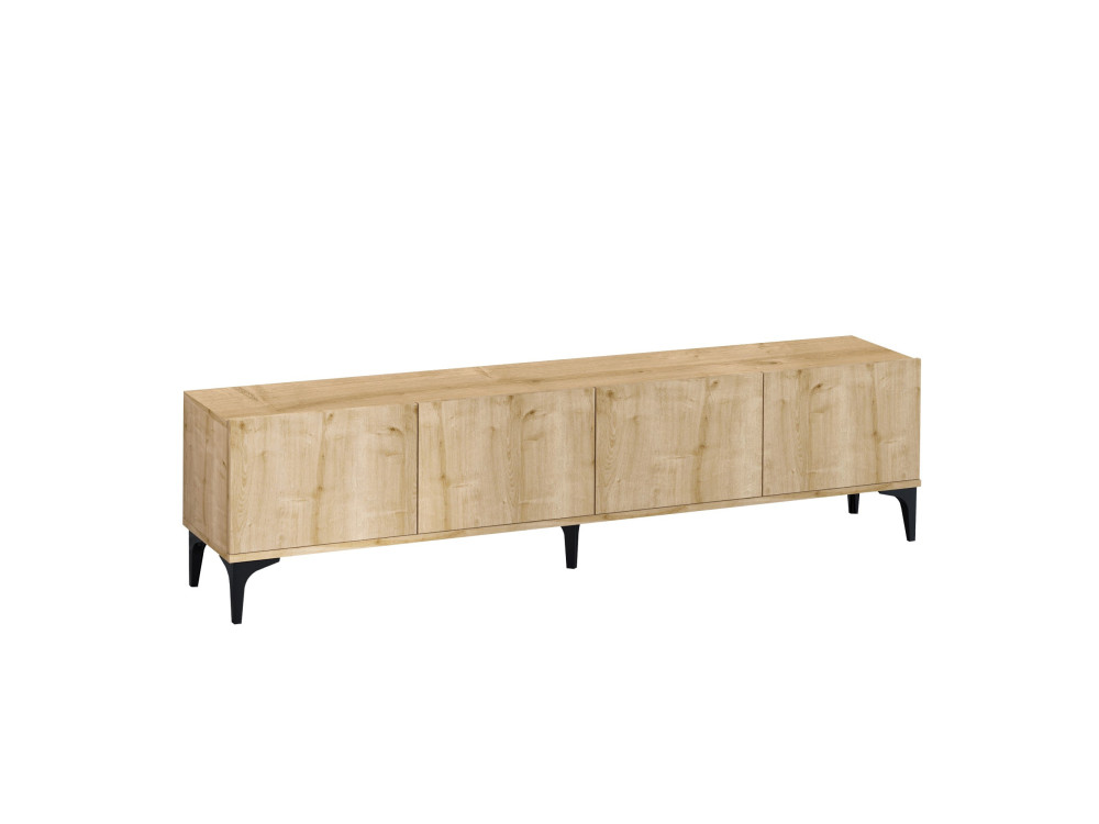 Porta TV in legno "Nora" - 180 x 35 x 50 cm - Rovere Zaffiro