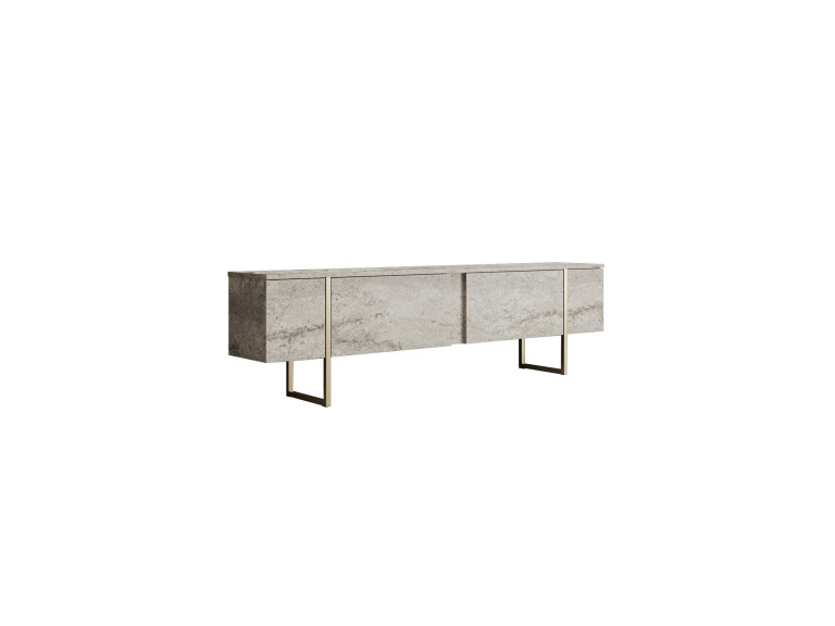Porta TV in legno "Luxe" - 180 x 30 x 50 cm - TravertinOr