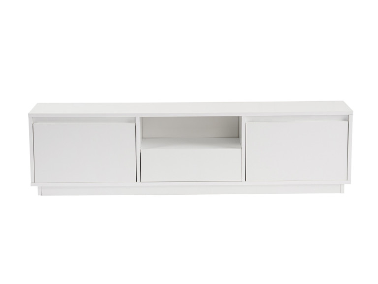 Mobile TV Vanguard in legno - 160 x 29 x 42 cm - Bianco naturale