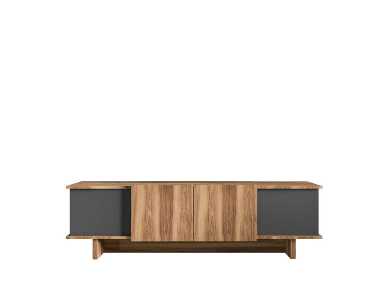 Mobile TV in legno "Diana" 180 x 33 x 50 cm - Antracite