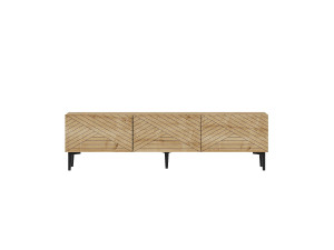 Mobile TV in legno "Felix" 160 x 31,4 x 44,1 cm - Rovere zaffiro