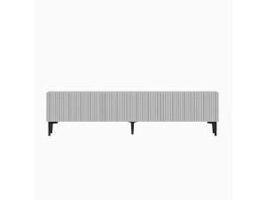 Porta TV in legno "Oscar" - 180 x 31 x 45 cm - Bianco