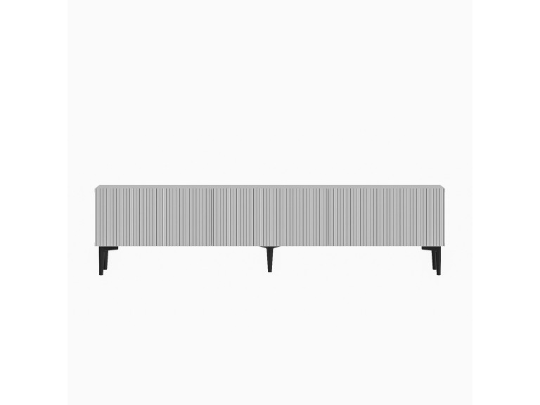 Porta TV in legno "Oscar" - 180 x 31 x 45 cm - Bianco