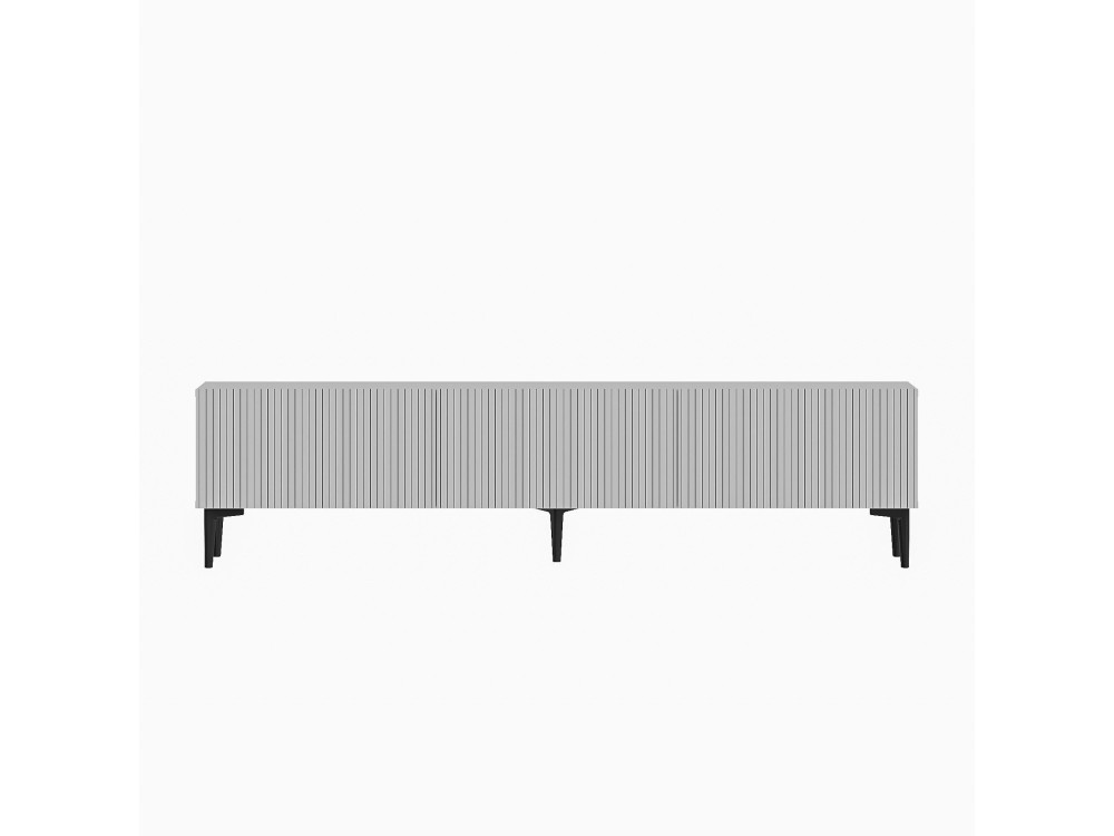 Porta TV in legno "Oscar" - 180 x 31 x 45 cm - Bianco
