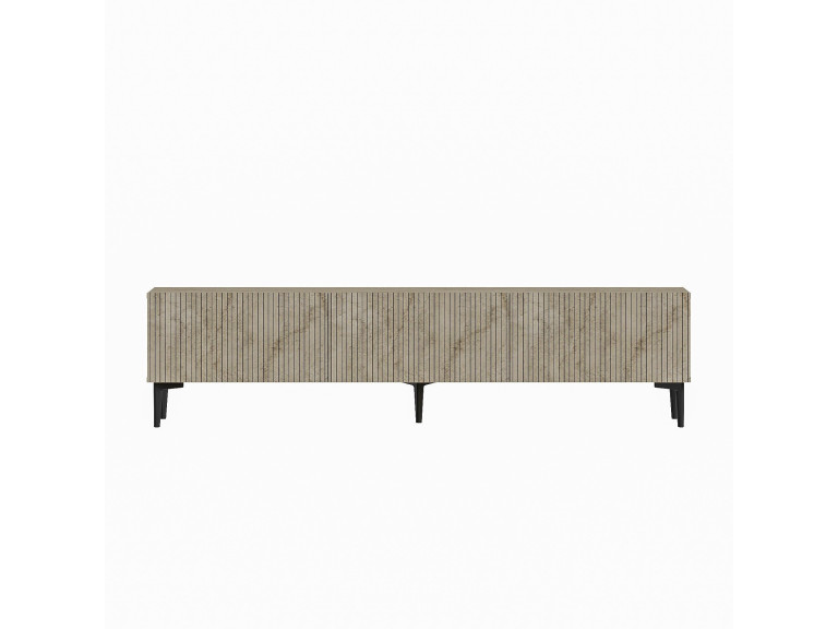 Porta TV in legno "Oscar" - 180 x 31 x 45 cm - Beige