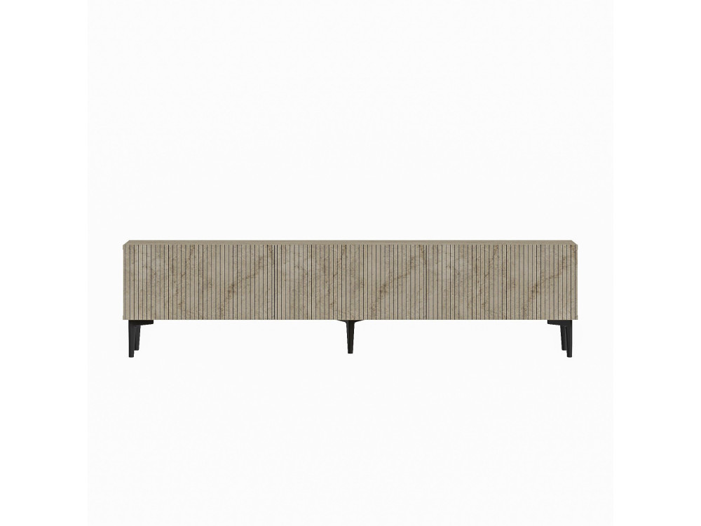 Porta TV in legno "Oscar" - 180 x 31 x 45 cm - Beige