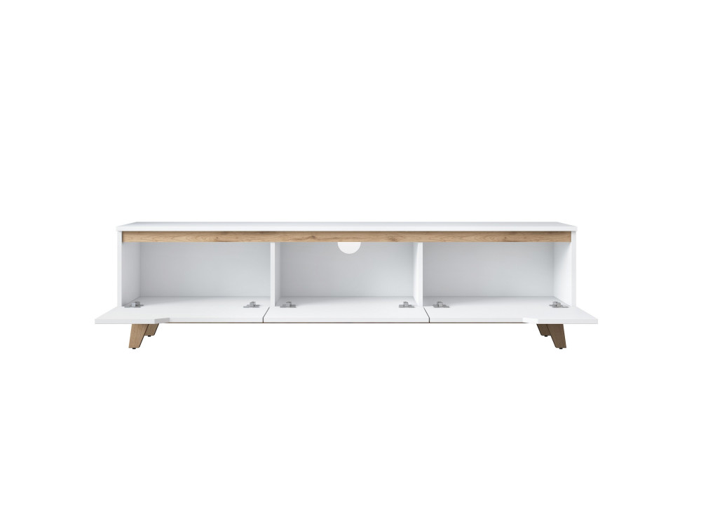 Porta TV in legno "Digi" - 180 x 35 x 48 cm - Beige