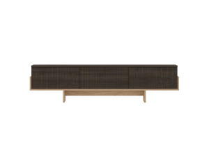 Porta TV in legno "Hege" - 180 x 30 x 44 cm - Marrone