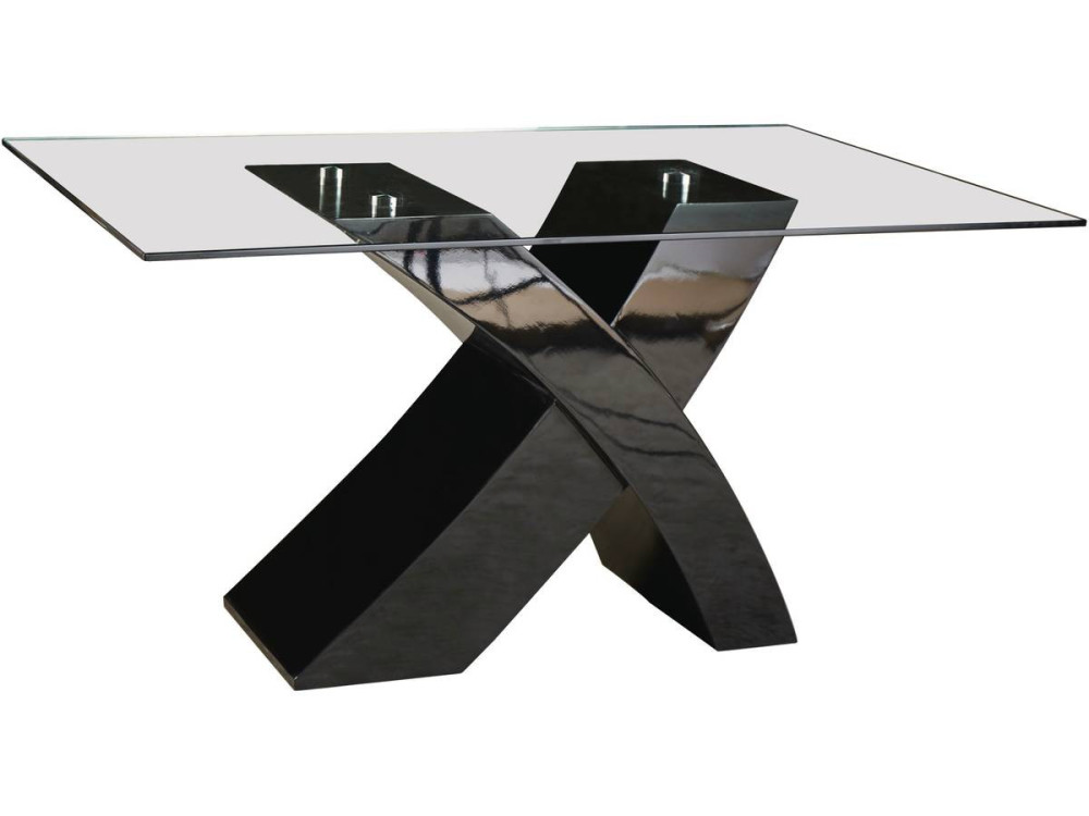 Tavolo da pranzo  "Mona" - 150 x 90 x 74 cm - Nero