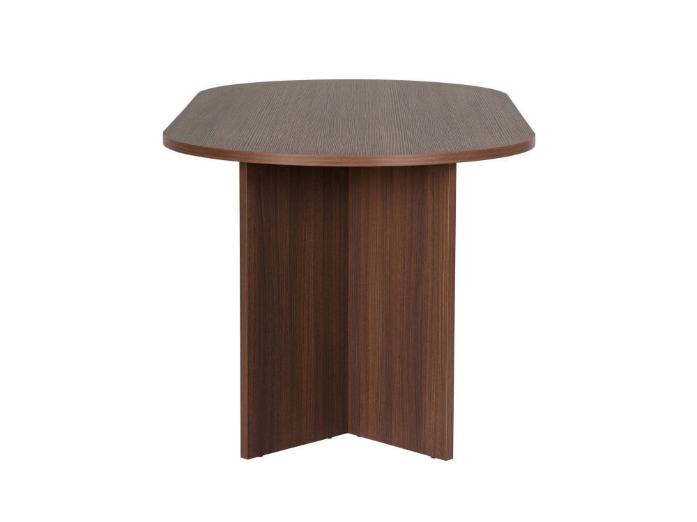 Tavolo da pranzo in legno "Sablin" - 180 x 89 x 75 cm - Noce