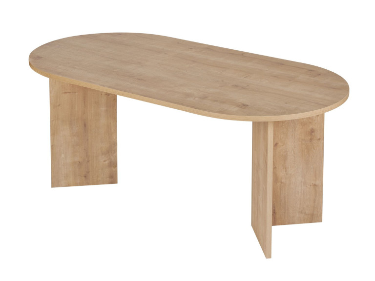 Tavolo da pranzo in legno "Sablin" 180 x 90 x 75 cm - Rovere zaffiro