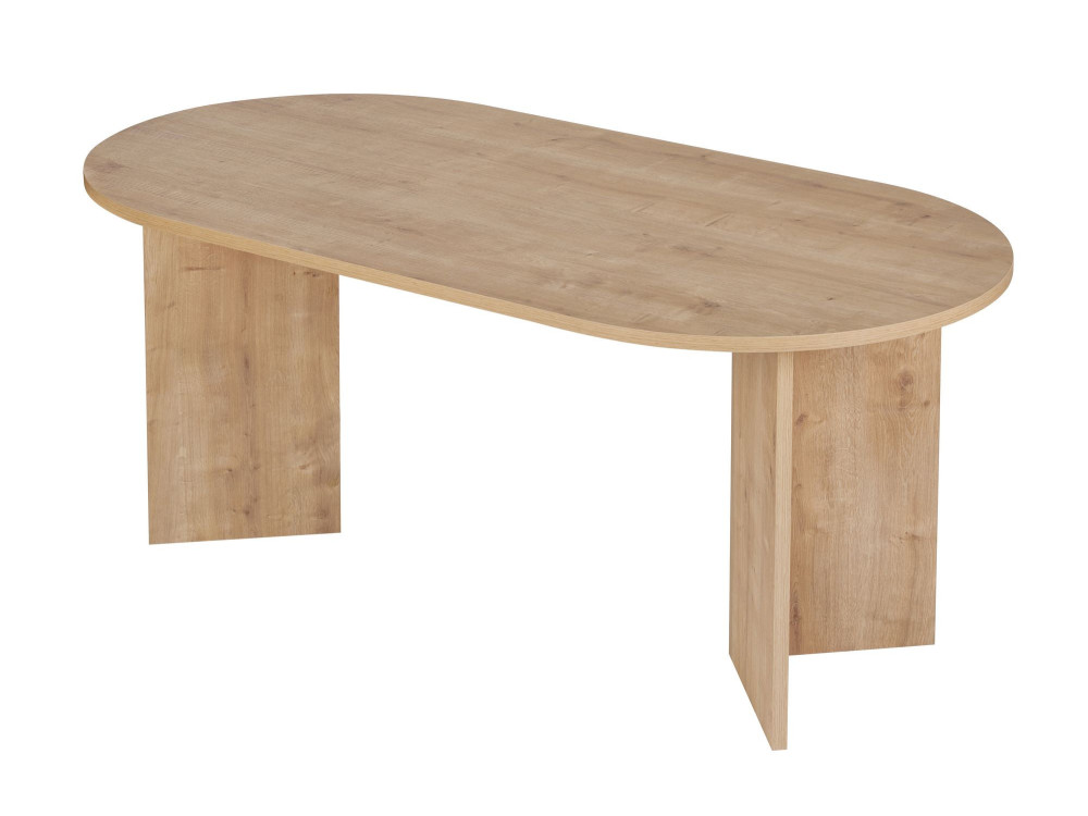 Tavolo da pranzo in legno "Sablin" 180 x 90 x 75 cm - Rovere zaffiro