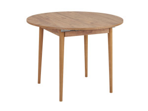 Tavolo da pranzo allungabile in legno "Viona" 100 x 100 x 75 cm - Pino Atlantico