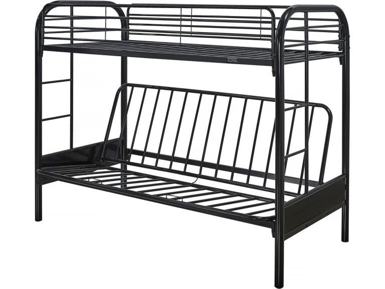 Letto a castello POLO - Metallo - Nero