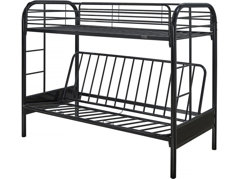Letto a castello POLO - Metallo - Nero