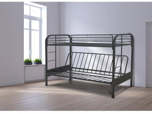 Letto a castello POLO - Metallo - Nero 2