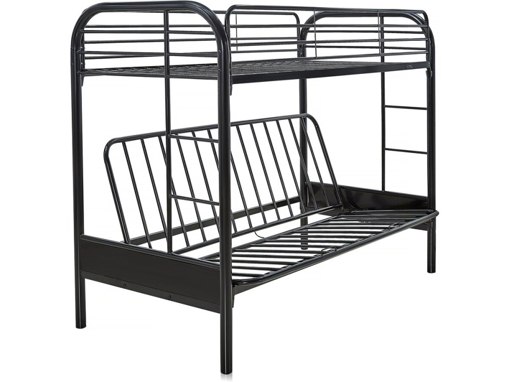 Letto a castello POLO - Metallo - Nero