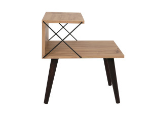Comodino in legno "Cross" 50 x 40 x 55 cm - Pino
