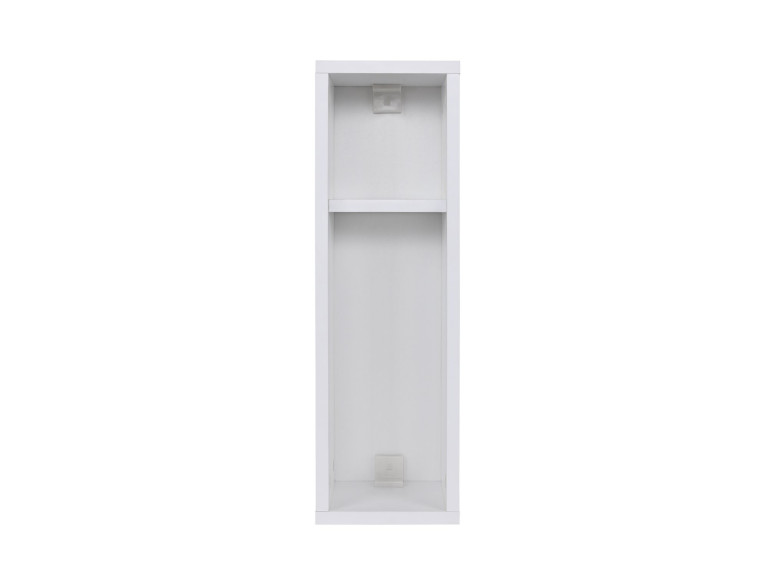 Comodino in legno "Turra" - 20 x 15 x 65 cm - Bianco