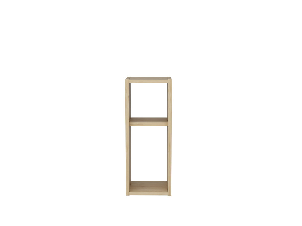 Comodino in legno "Sault" - 23 x 22 x 60 cm - Beige