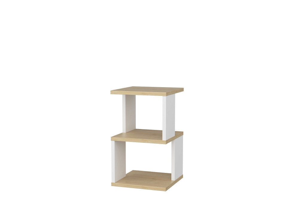 Comodino in legno "Carter" 29,6 x 29,6 x 49,4 cm - Rovere
