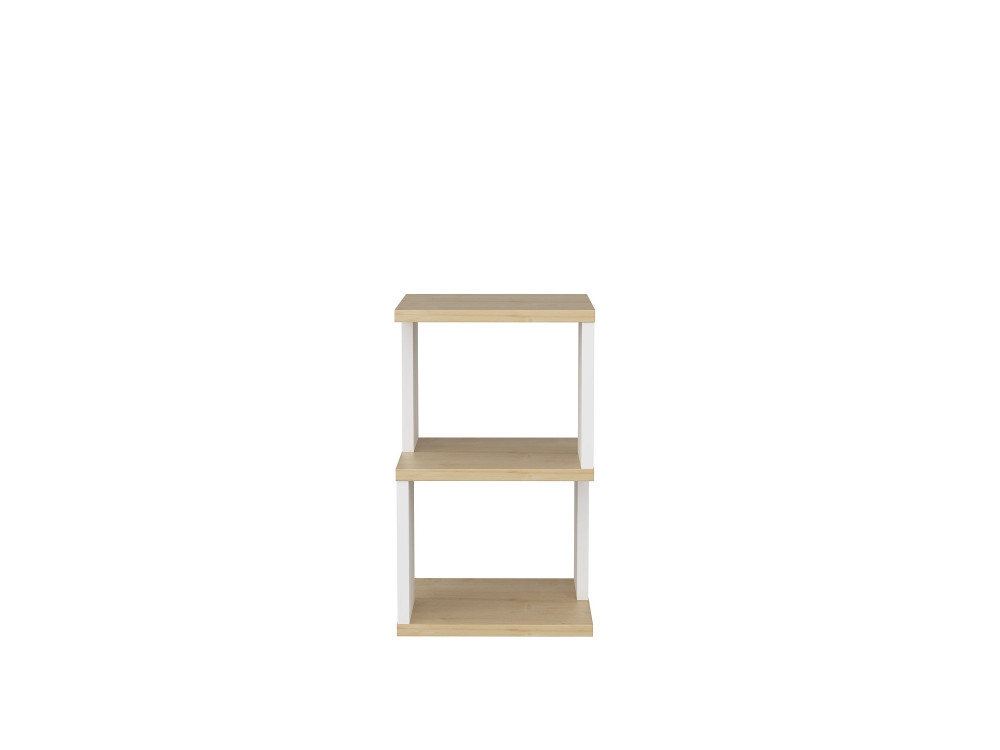 Comodino in legno "Carter" 29,6 x 29,6 x 49,4 cm - Rovere