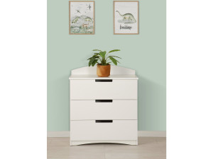 Cassapanca per bambini "Classic" - 80,5 x 80 x 41 cm - Bianco 2
