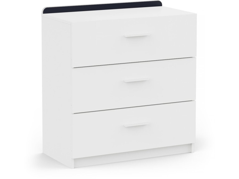 Cassettiera per bambini "Reverso" - Bianco opaco