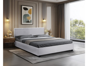 Letto con contenitore "Carla" - Bianco - 140 x 190 cm 2