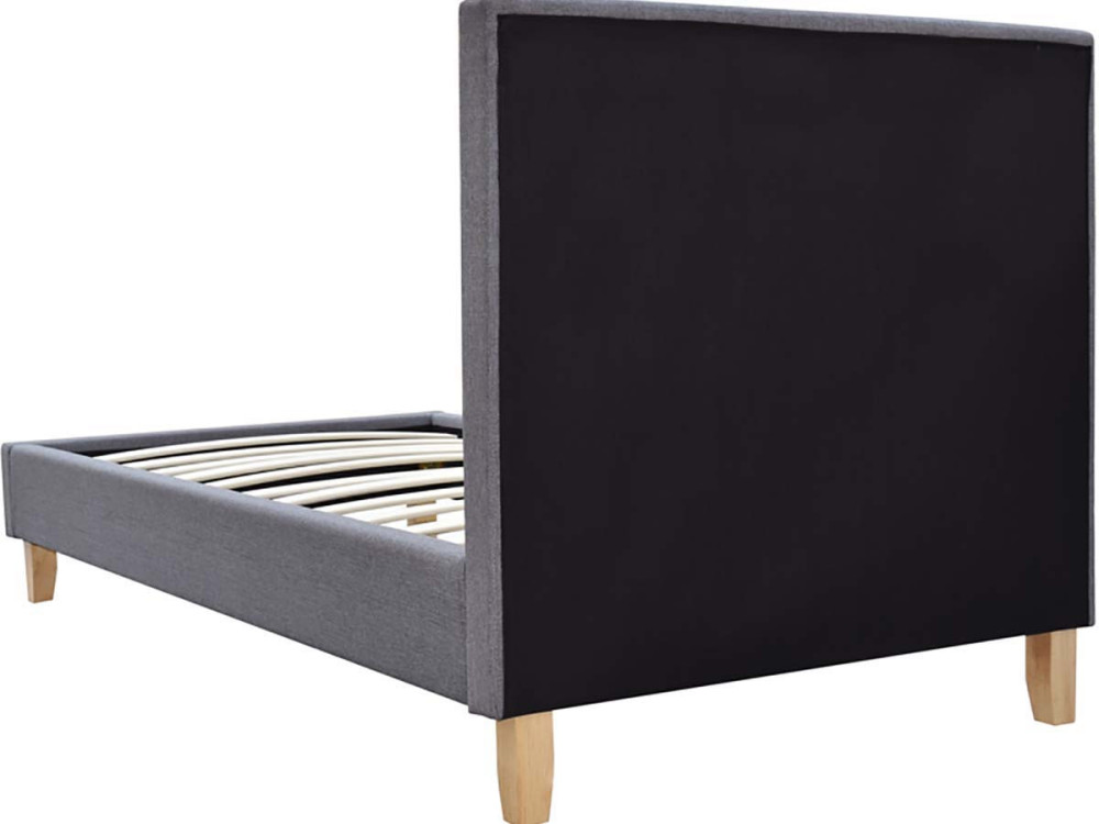 Letto "Elise" - 90 x 190 cm -Grigio chiaro