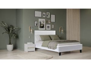 Letto "Lina"- 90 x 190 cm Bianco 2