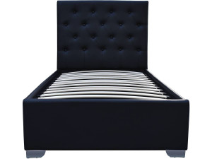 Letto singolo con contenitore "TINO" - 90 × 190 cm - Nero 2