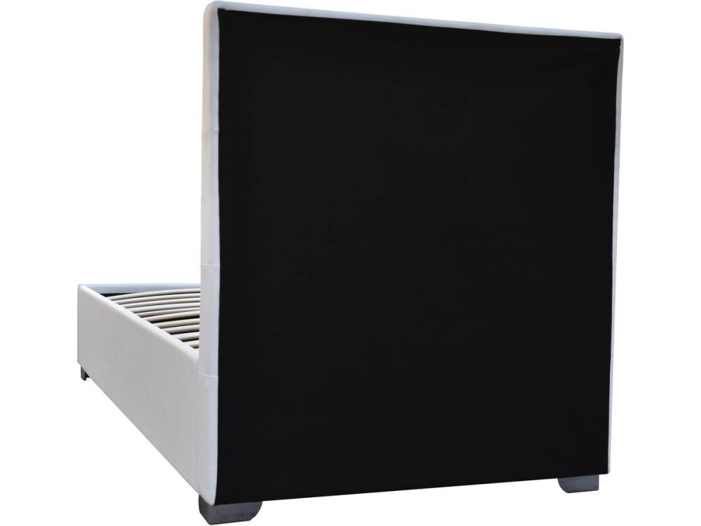 Letto singolo con contenitore "TINO" - 90 × 190 cm - Bianco