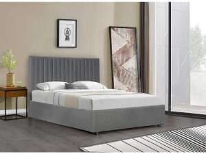 Letto "Mia" con cassettone - 140 x 190 cm - Grigio 2