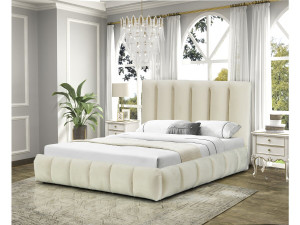Letto "Annie" con cassettone 180 x 200 cm - Beige 2