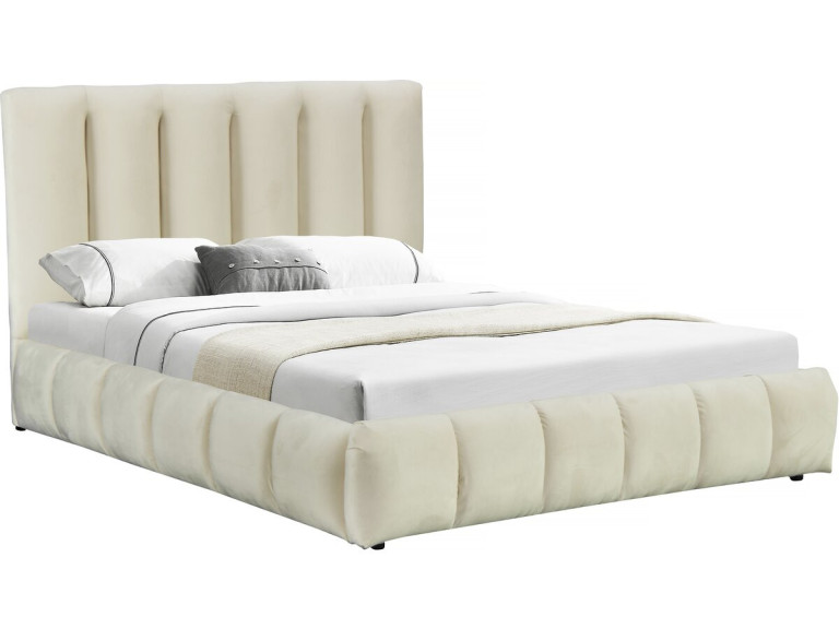 Letto "Annie" con cassettone 160 x 200 cm - Beige