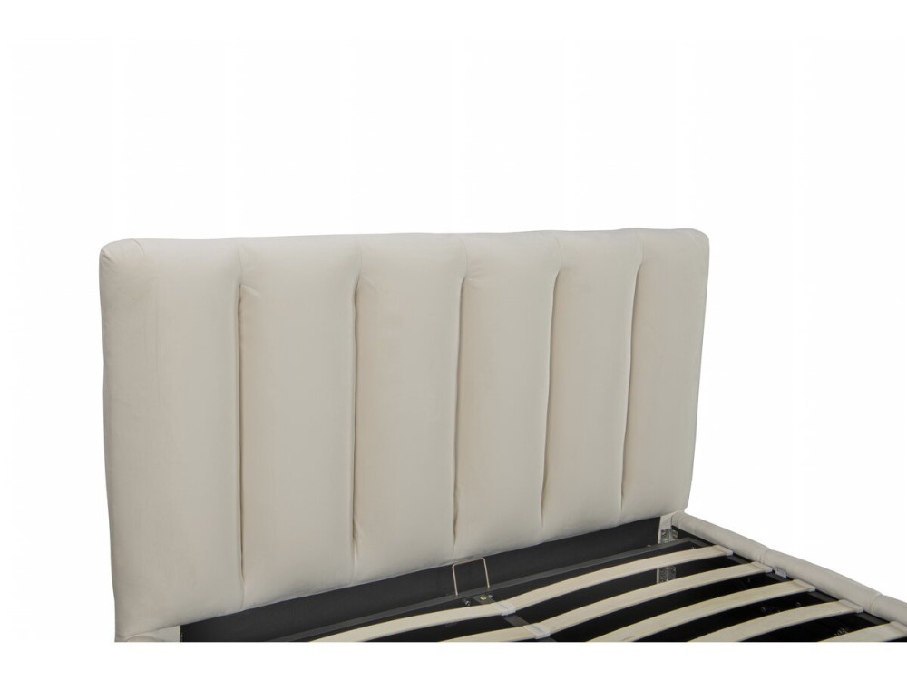 Letto "Annie" con cassettone 160 x 200 cm - Beige