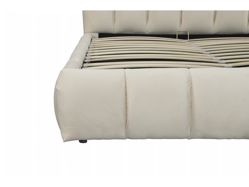 Letto "Annie" con cassettone 160 x 200 cm - Beige