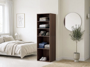 Armadio "Opéra" con 5 ripiani - 60 x 45 x 180 cm - Marrone 2