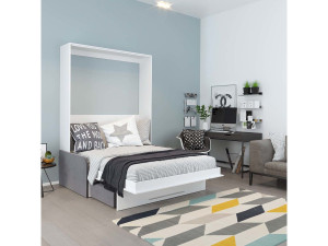 KYM SOFA 3" letto a scomparsa - 140 x 200 cm - Bianco 2