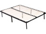 Rete a doghe - 140 x 190 cm - 20 doghe - Nero