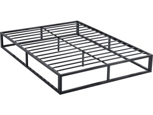 Struttura letto in metallo 160 x 200 cm - Nero