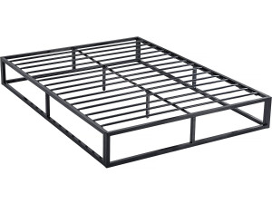 Struttura letto in metallo 140 x 190 - Nero