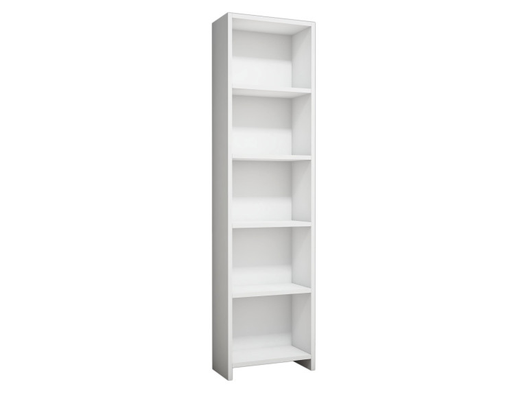 Libreria in legno "Barkin" - 40 x 19 x 150 cm - Bianco
