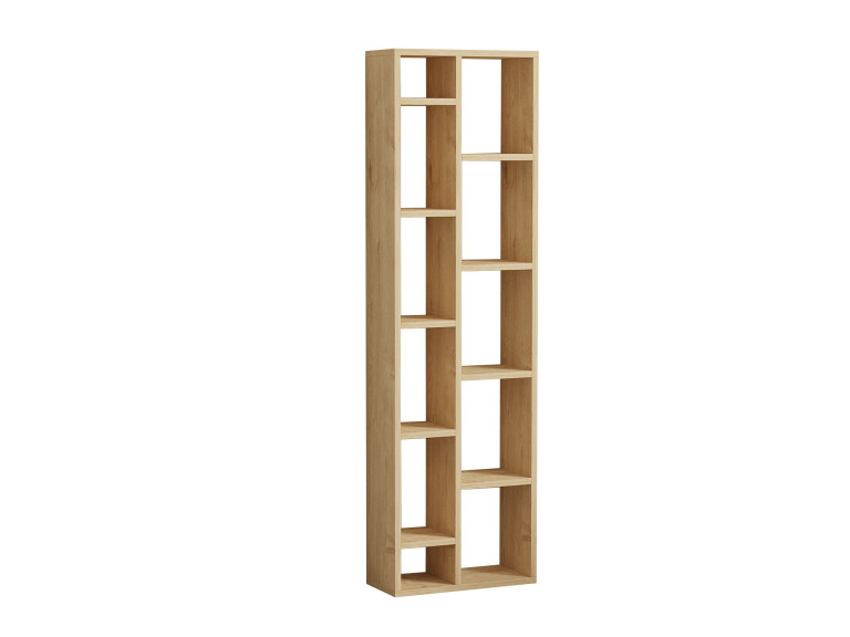 Libreria in legno "Tomi" - 45 x 20 x 150 cm - Rovere Zaffiro