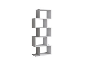 Libreria in legno "Meric" 60 x 30 x 150 cm - Bianco