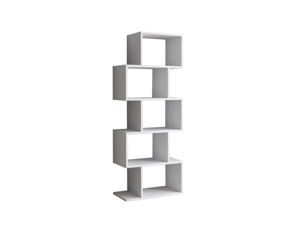 Libreria in legno "Meric" 60 x 30 x 150 cm - Bianco