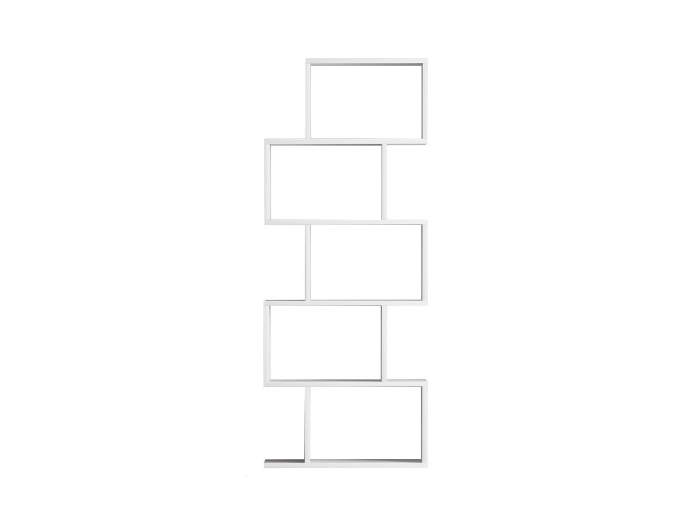 Libreria in legno "Meric" 60 x 30 x 150 cm - Bianco