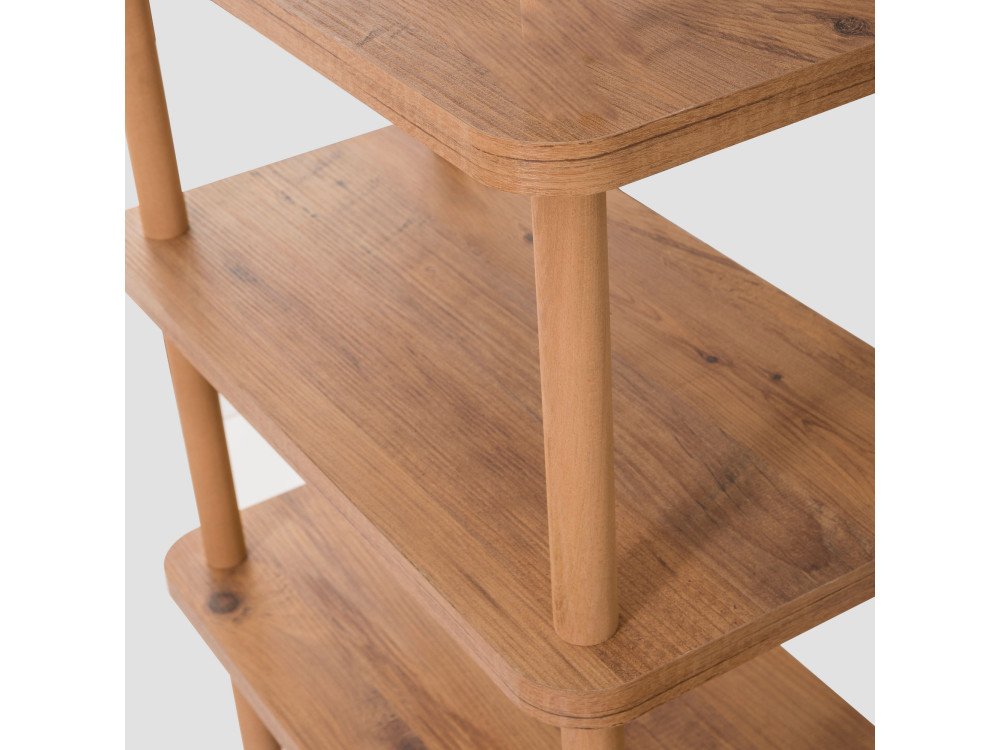 Libreria in legno "Step" - 80 x 28 x 75 cm - Marrone